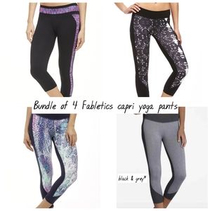 Fabletics Yoga Pants *Bundle of 4*
